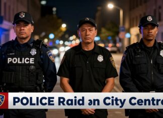 Police Arrest Three After Late-Night Raid on City Centre