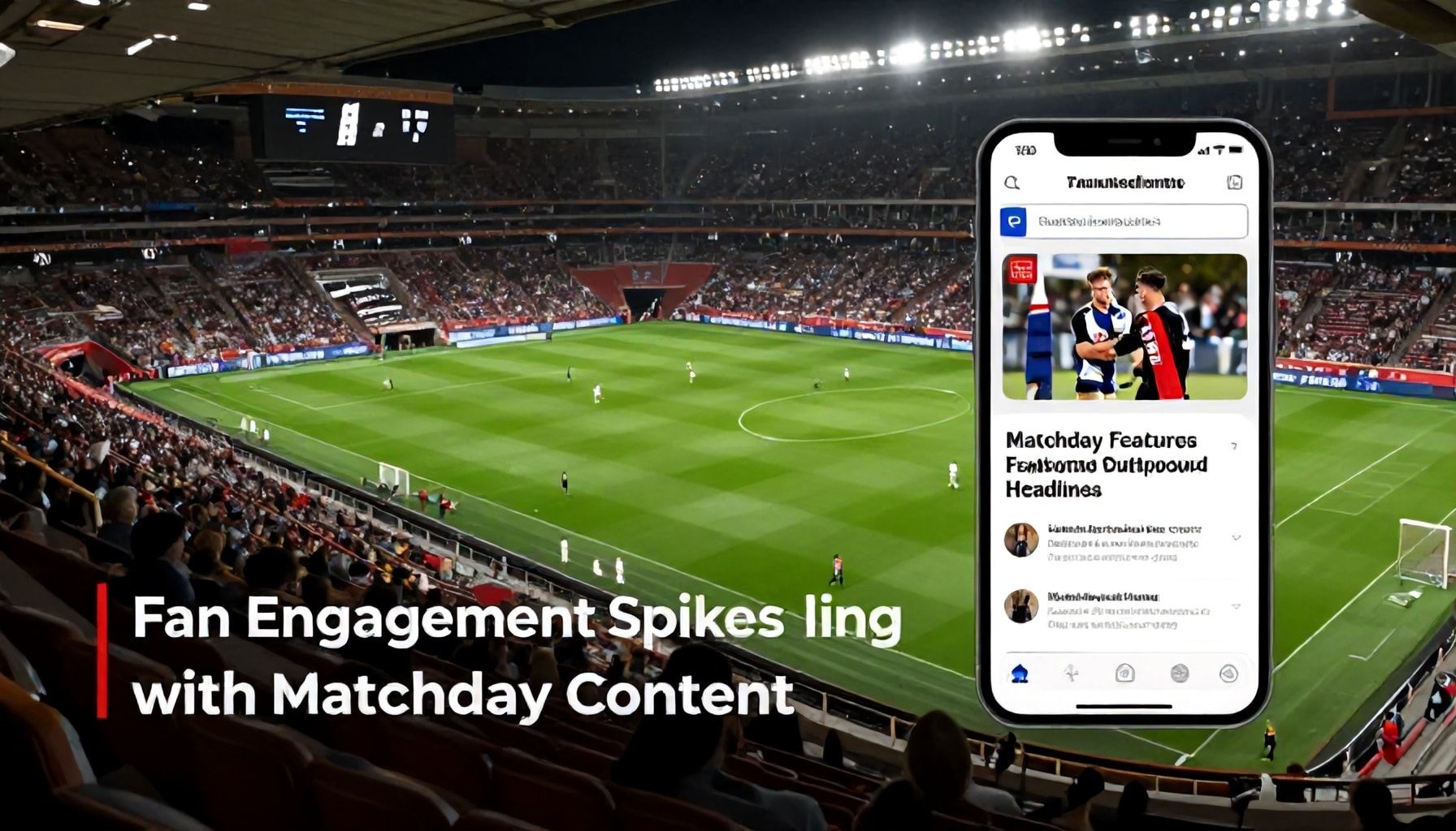 Fan Engagement Spikes with Matchday Content