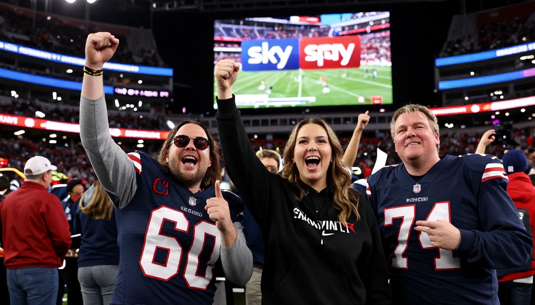 Fans Gear Up for NFL Showdowns on Sky Sports