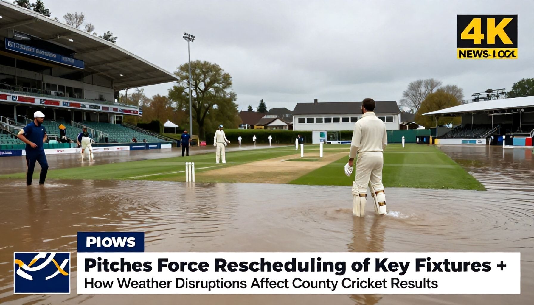 Flooded Pitches Force Rescheduling of Key Fixtures