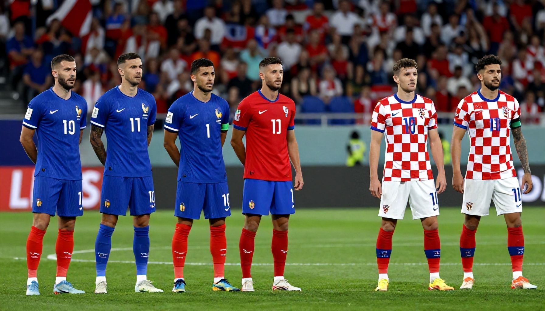 France and Croatia name star-studded line-ups for high-stakes encounter