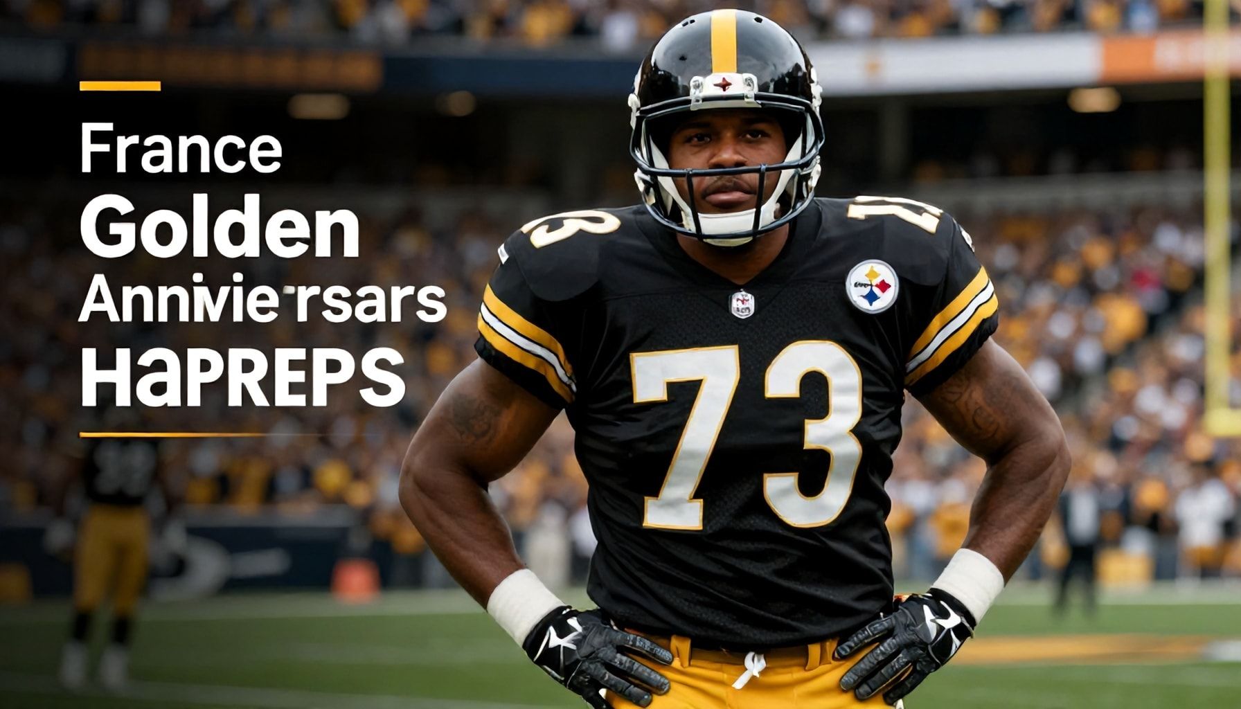 Franco Harris Recognised at Steelers' Golden Anniversary