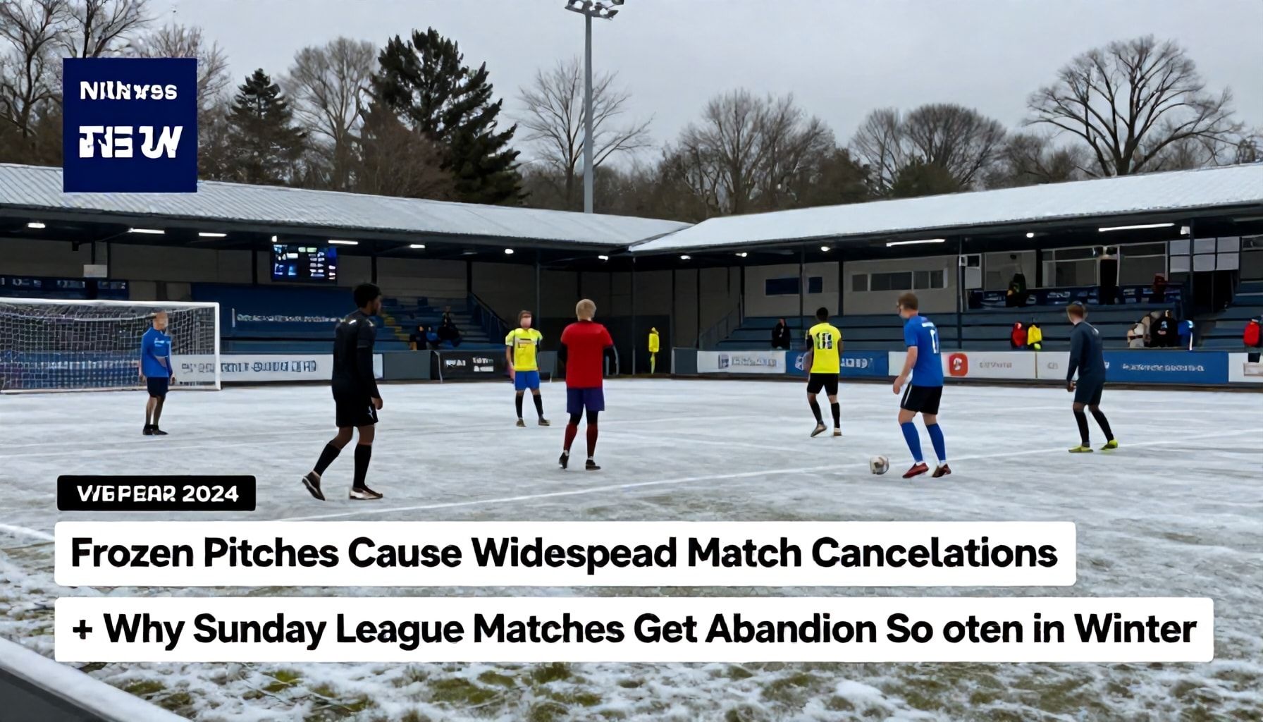 Frozen Pitches Cause Widespread Match Cancellations