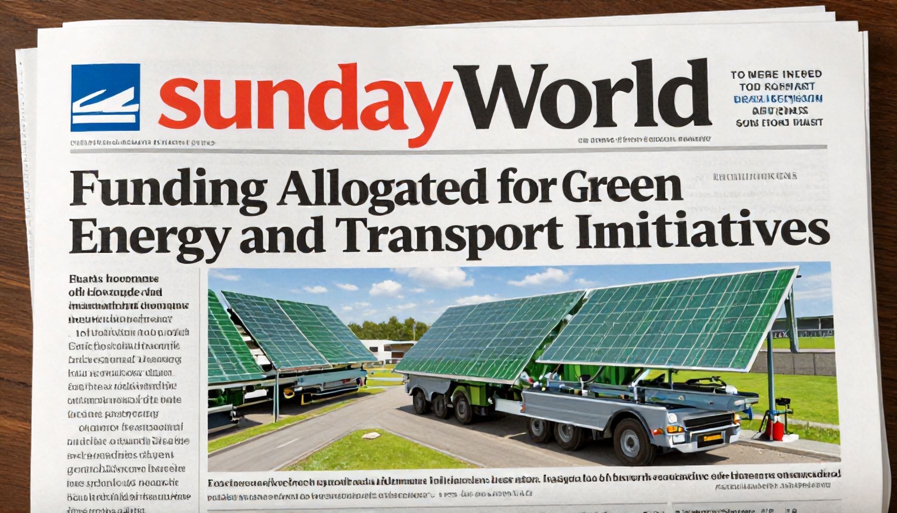 Funding Allocated for Green Energy and Transport Initiatives