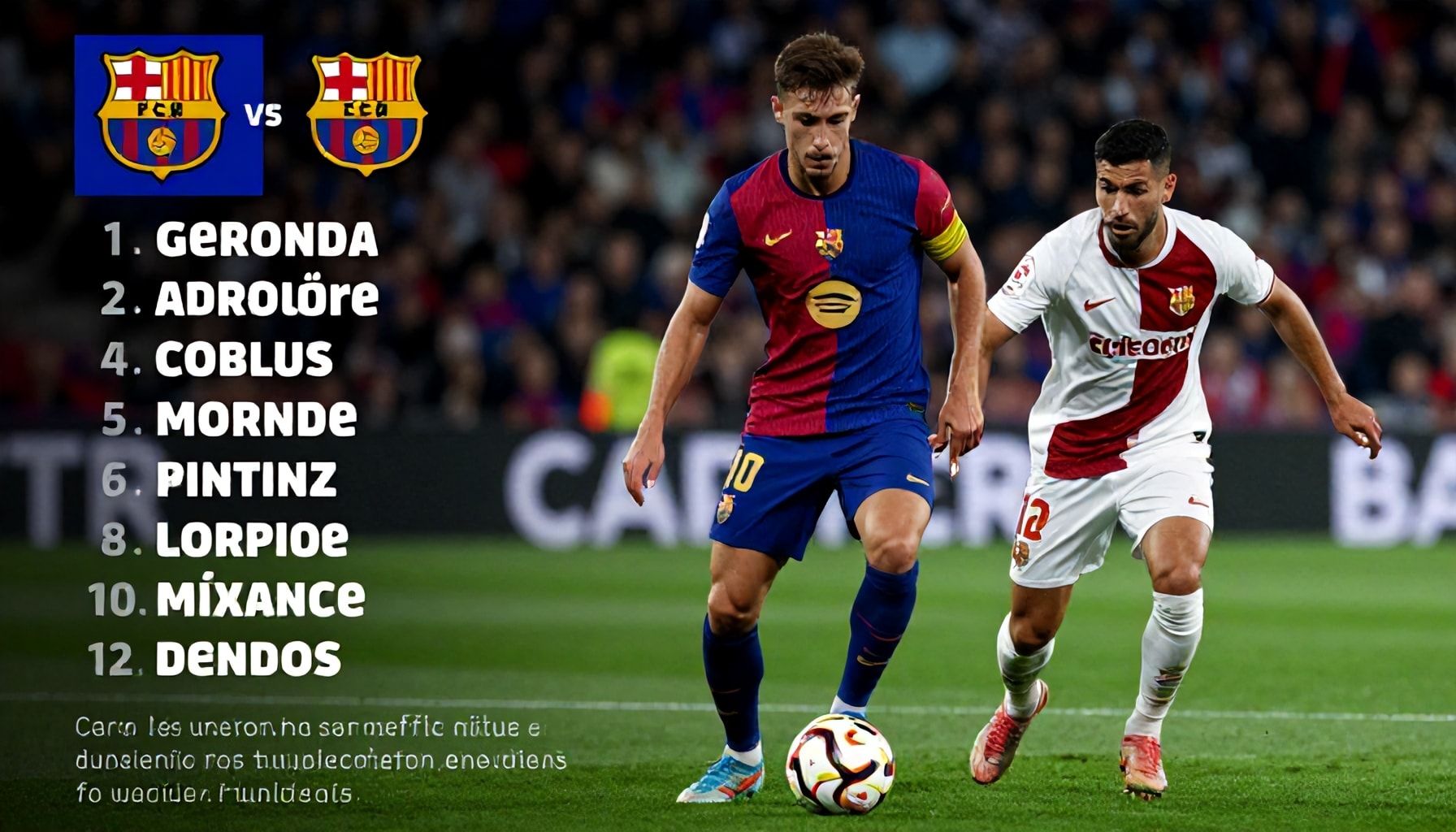 Girona's tactical approach could pose problems for Barcelona's defence