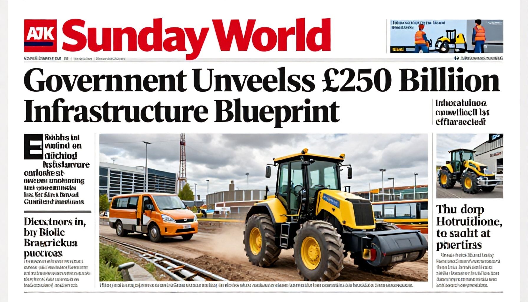 Government Unveils £250 Billion Infrastructure Blueprint