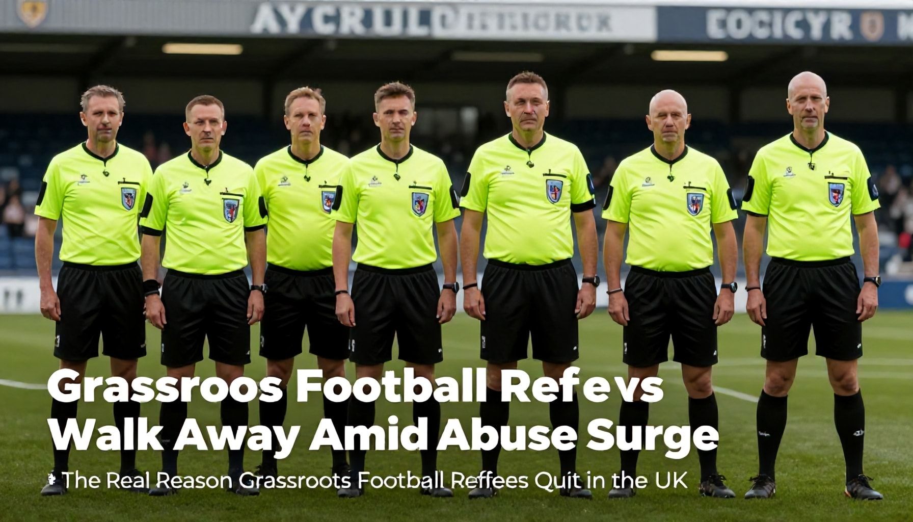 Grassroots Football Referees Walk Away Amid Abuse Surge