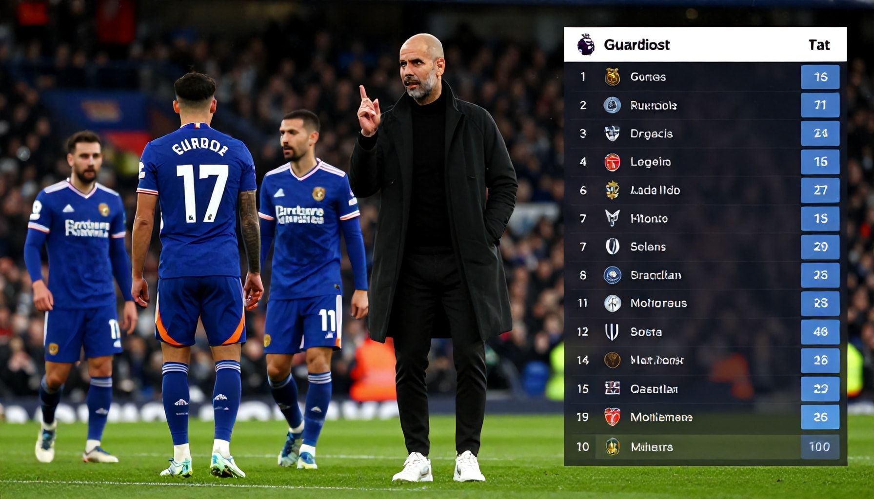 Guardiola's Side Consolidate Top Position After Weekend Victories