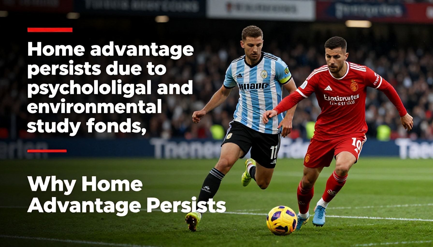 Home advantage persists due to psychological and environmental factors, study finds