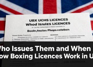 UK Boxing Licences: Who Issues Them and When