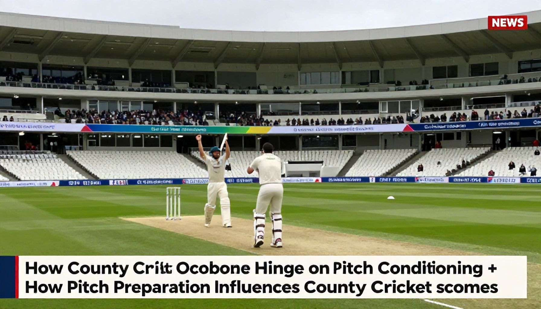How County Cricket Outcomes Hinge on Pitch Conditioning