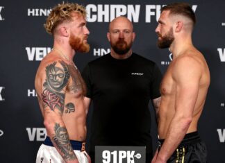 Jake Paul Weighs In at 91kg for Tommy Fury Fight
