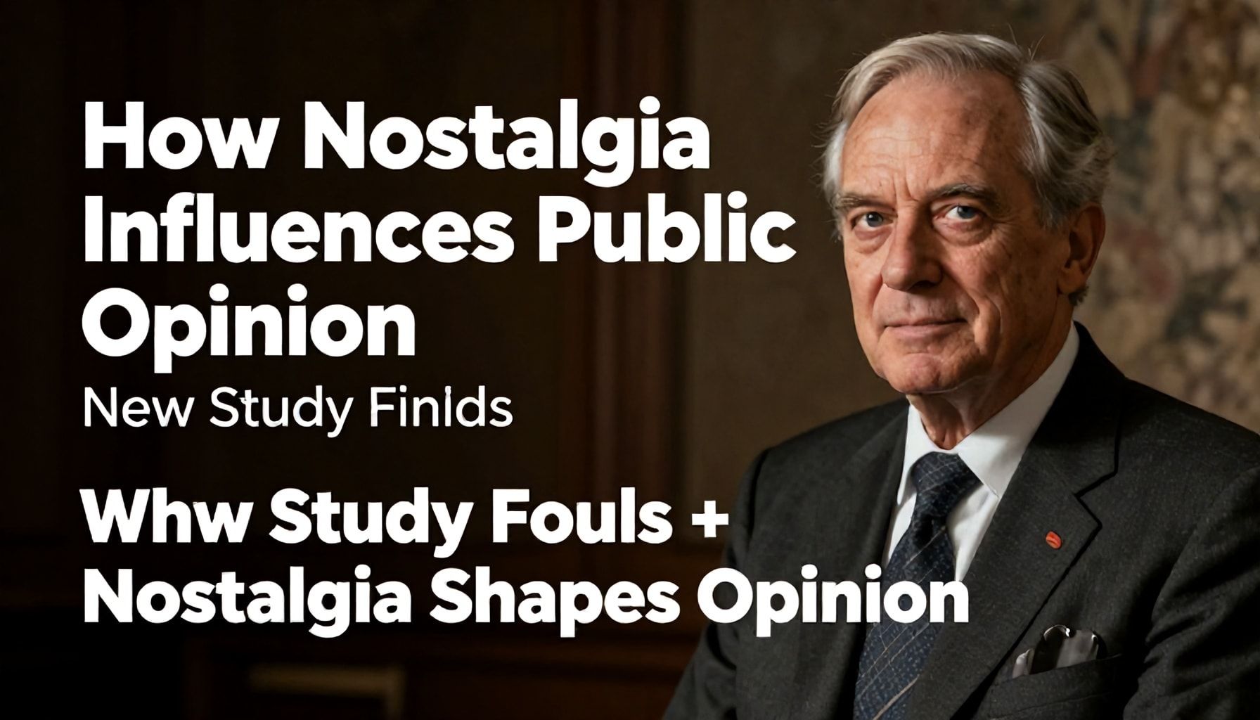 How Nostalgia Influences Public Opinion, New Study Finds