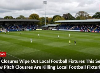 Pitch Closures Wipe Out Local Football Fixtures This Season