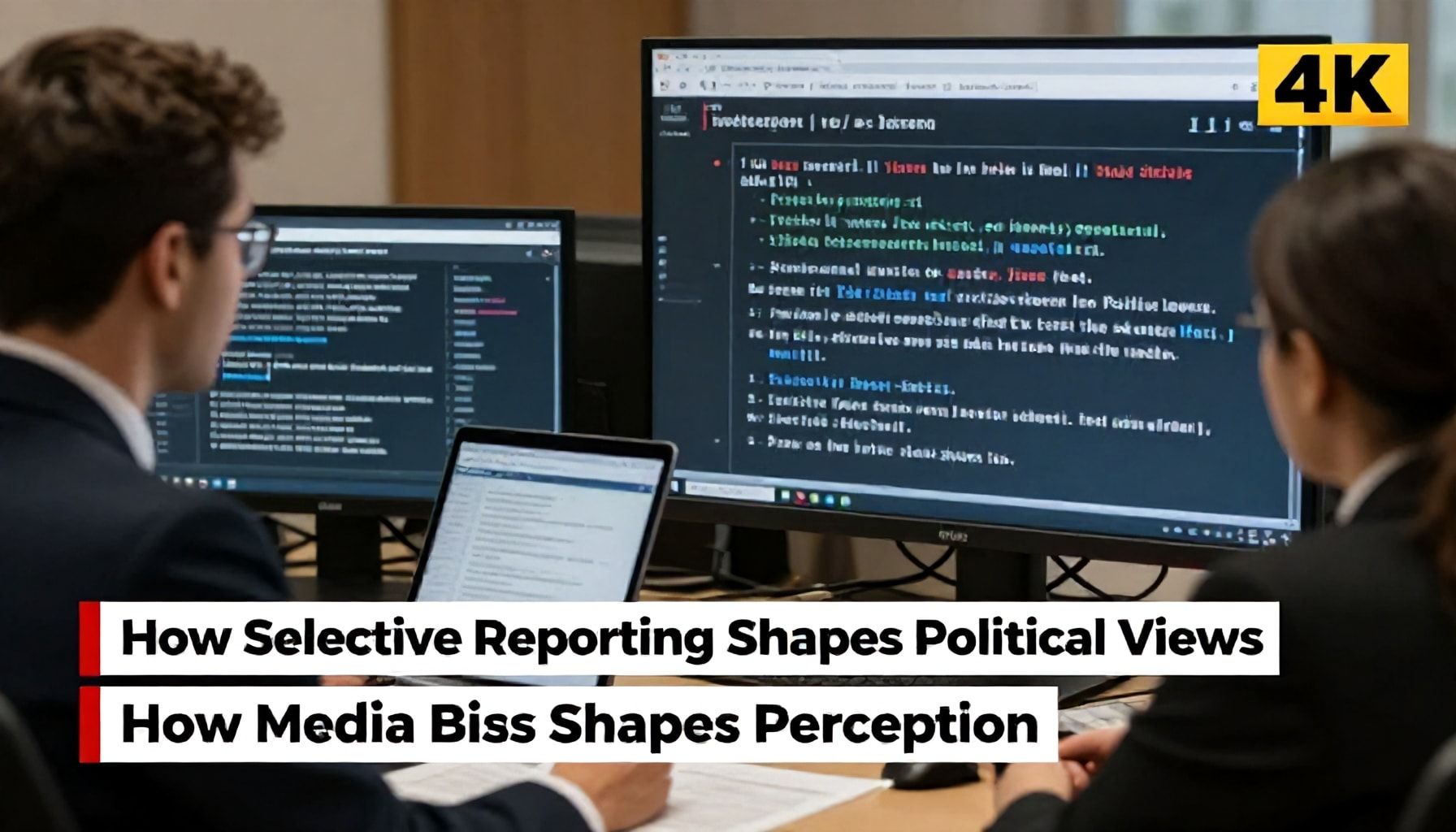 How Selective Reporting Shapes Political Views