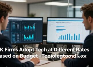 UK Firms Adopt Tech at Different Rates Based on Budget