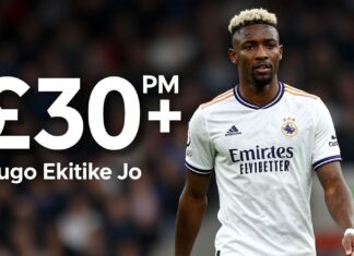 Hugo Ekitike Joins Premier League Club for £30m