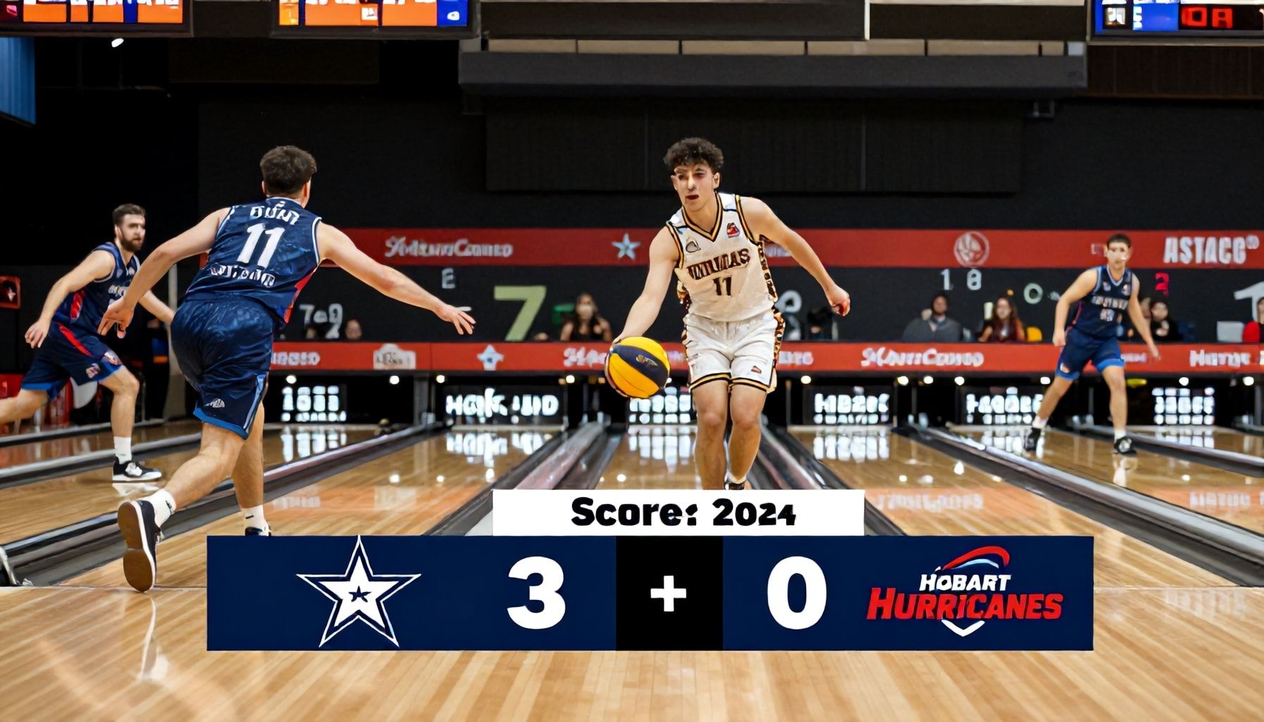 Hurricanes' Bowling Effort Not Enough to Overcome Stars' Total