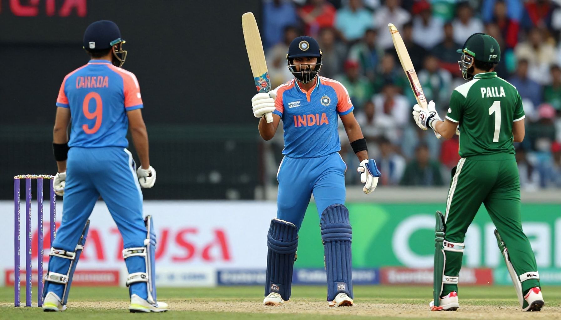 India and Pakistan Lock Horns in High-Stakes Cricket Encounter