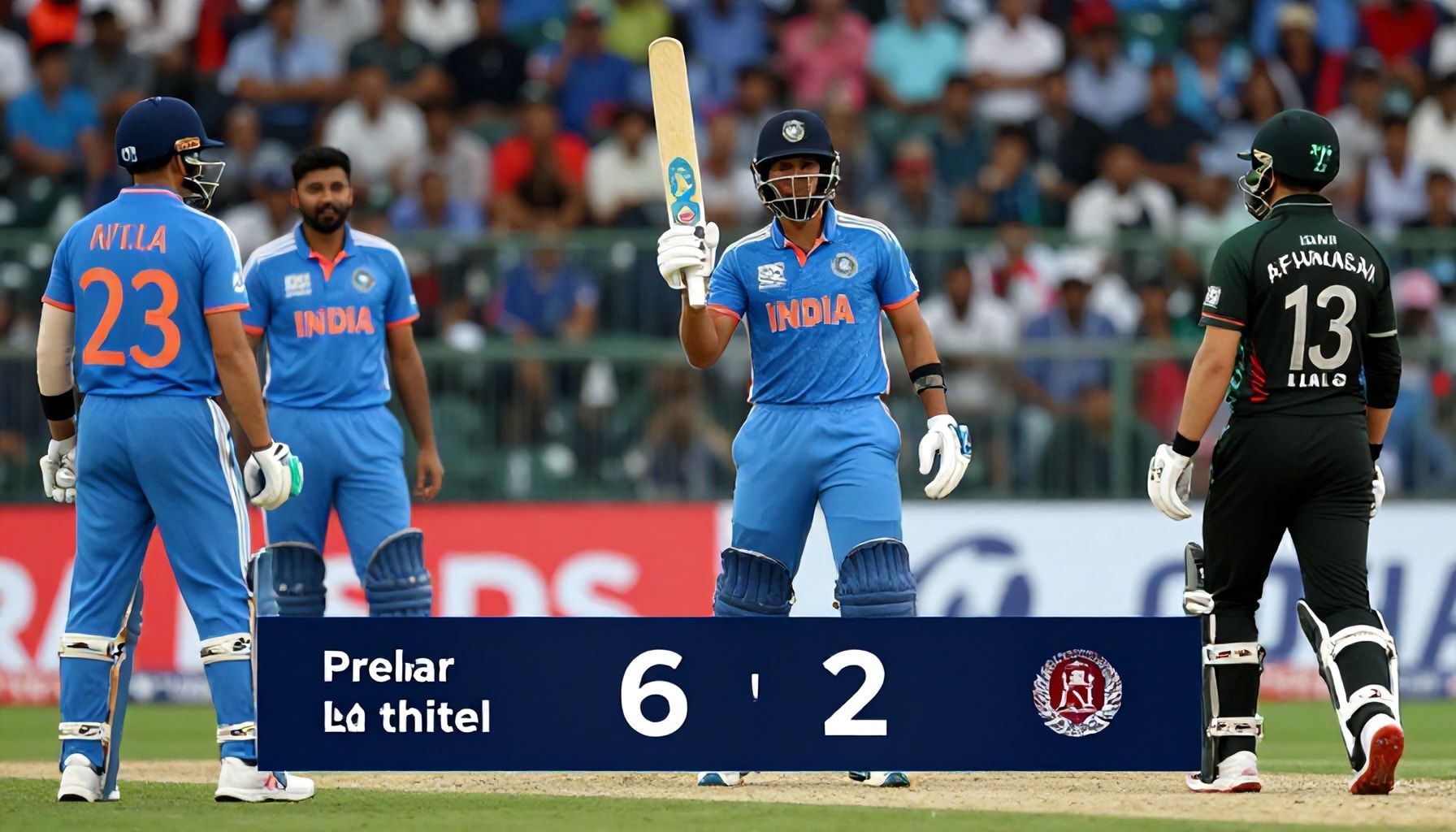 India Crushes Afghanistan in High-Scoring Thriller