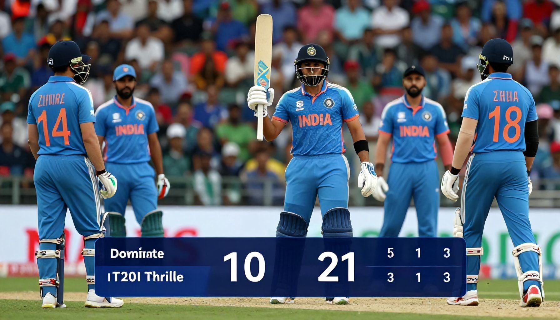 India Dominates Zimbabwe in T20I Thriller