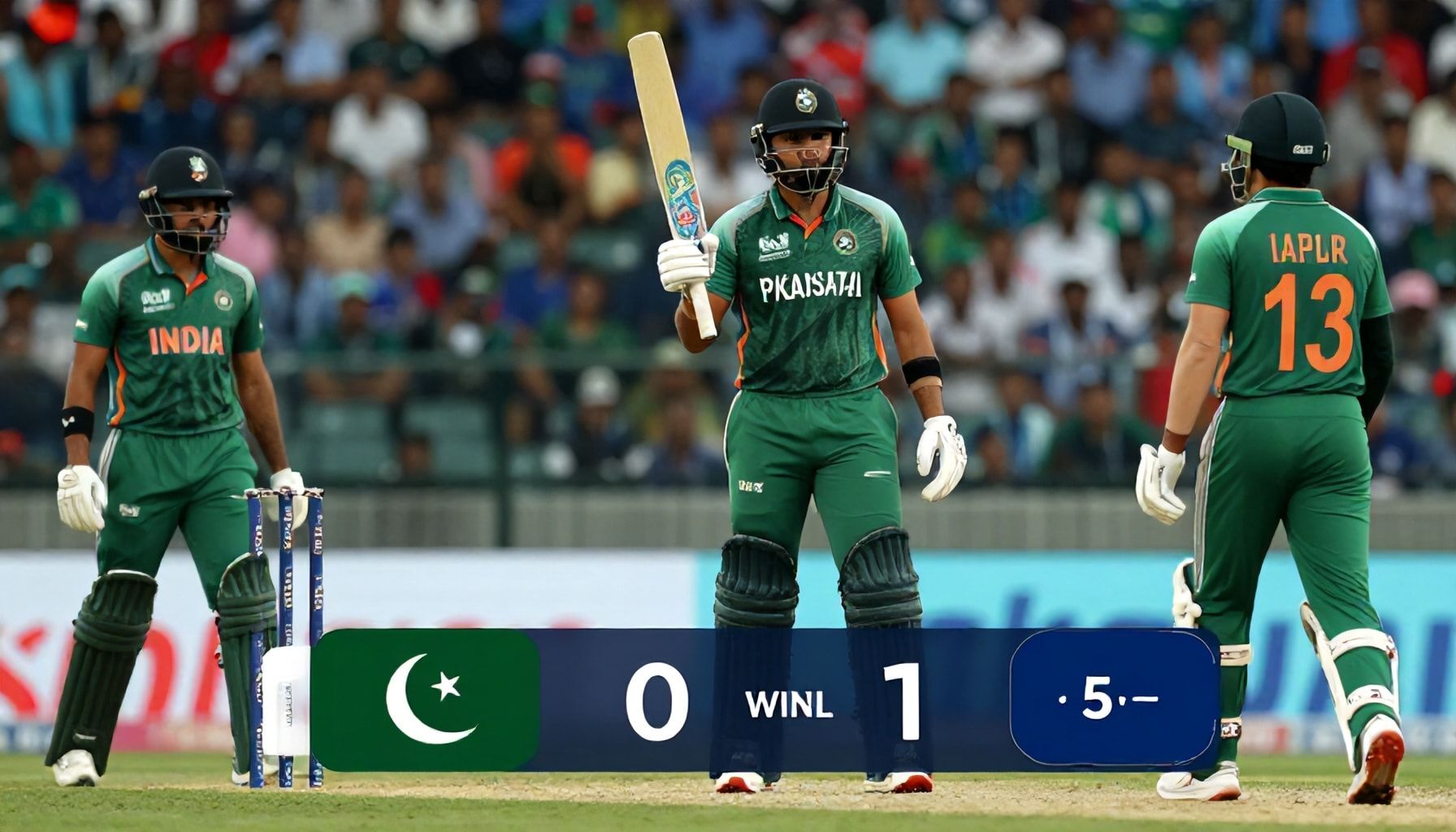 India Falls Short as Pakistan Secures Narrow T20 Win