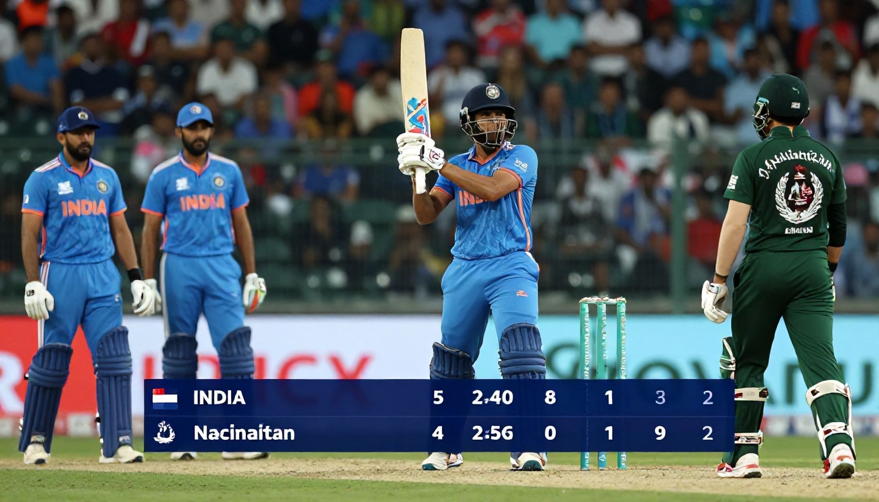 India Falls Short Despite Strong Start in High-Stakes T20 Match