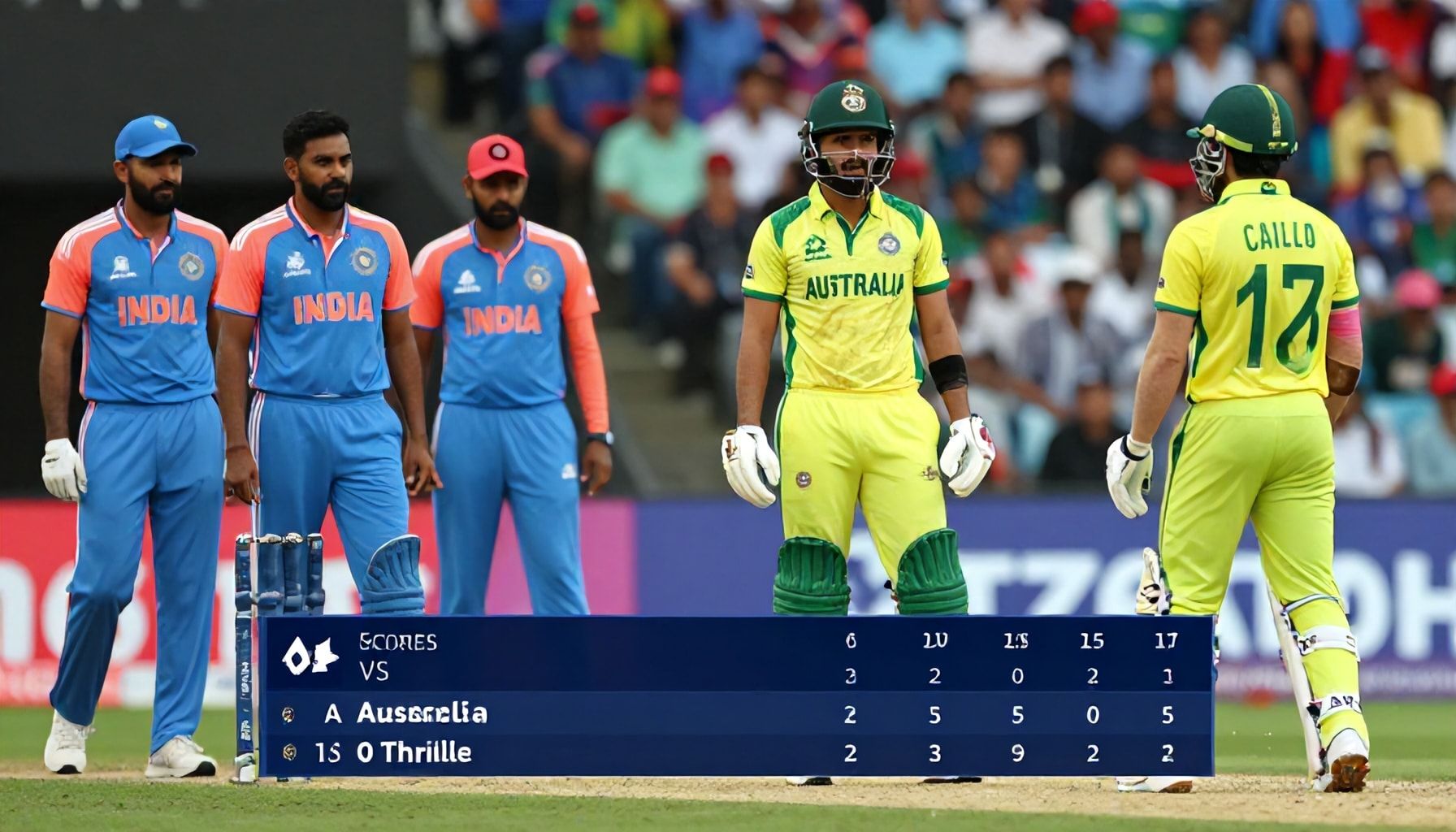 India Secures Narrow Victory Over Australia in T20 Thriller