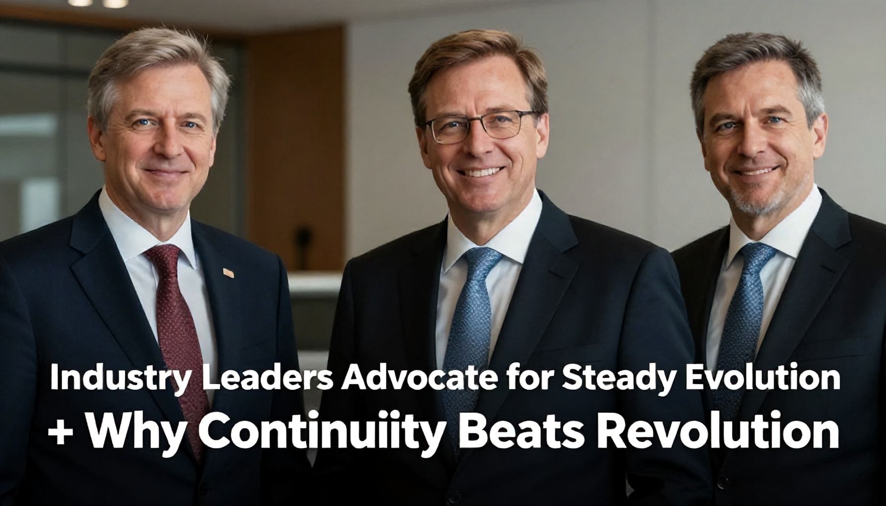 Industry Leaders Advocate for Steady Evolution