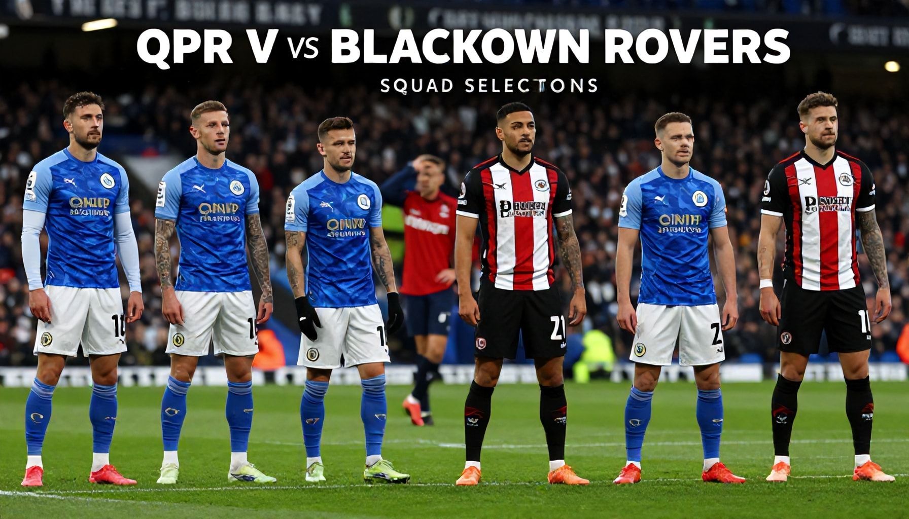 Injury concerns addressed in QPR and Blackburn Rovers' squad selections