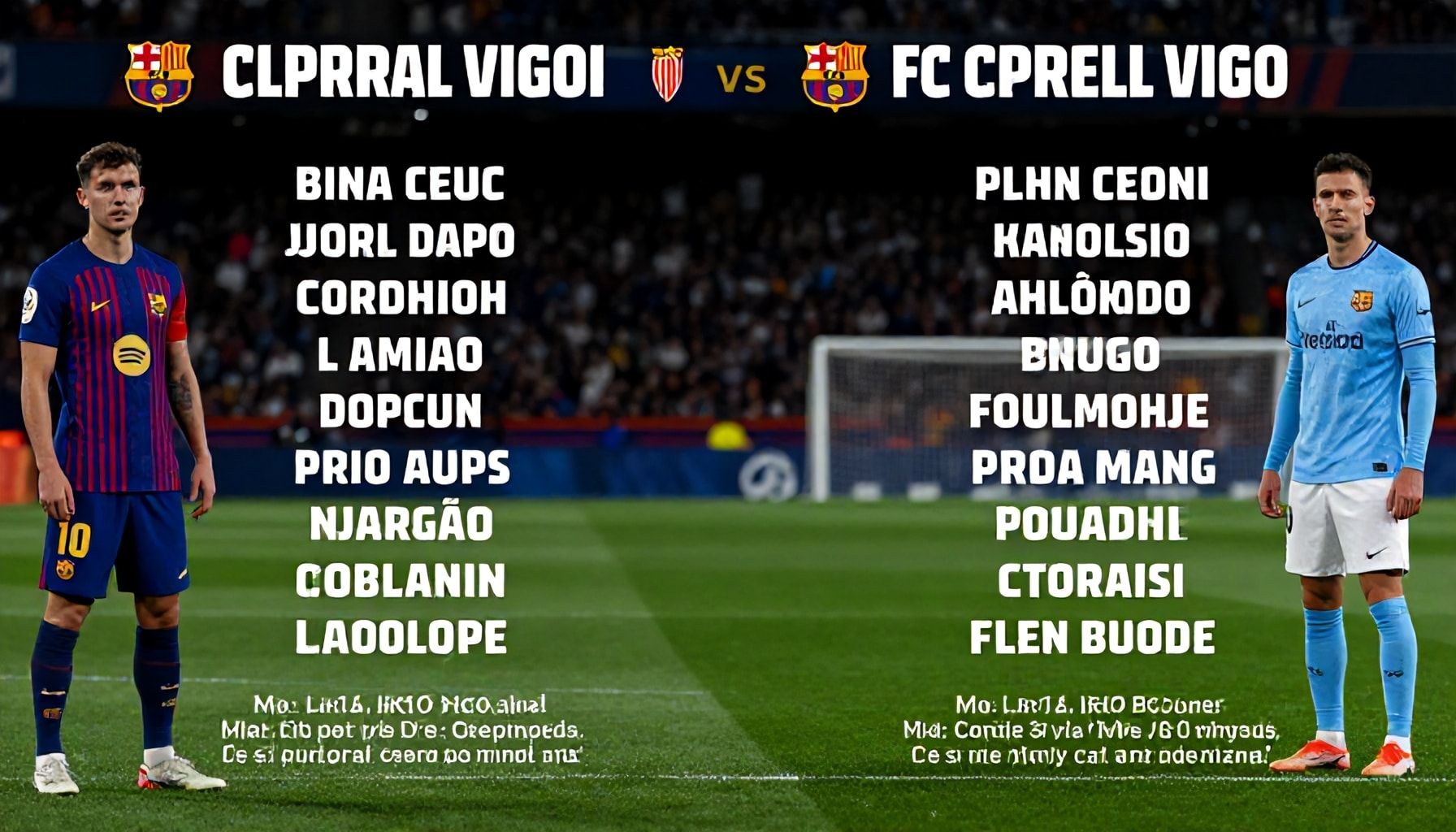 Injury concerns and suspensions shape both teams' lineups