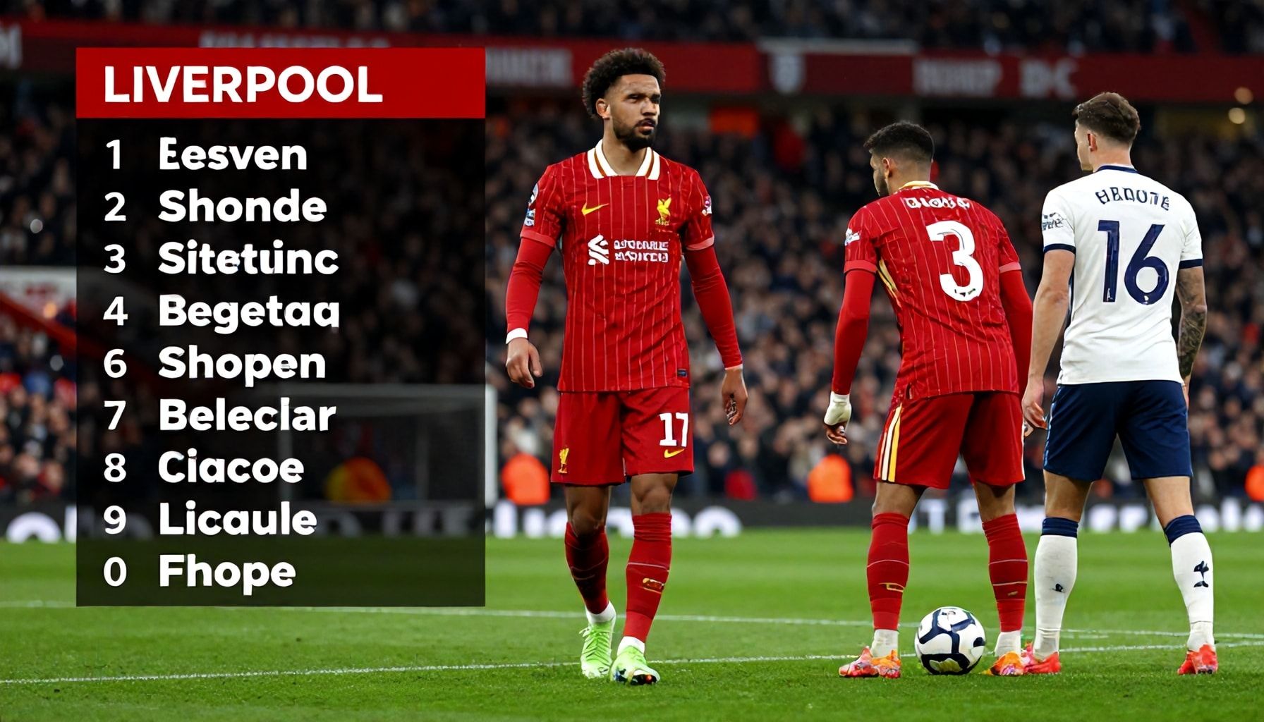 Injury Concerns and Tactical Battles Shape Lineups for Liverpool vs Tottenham