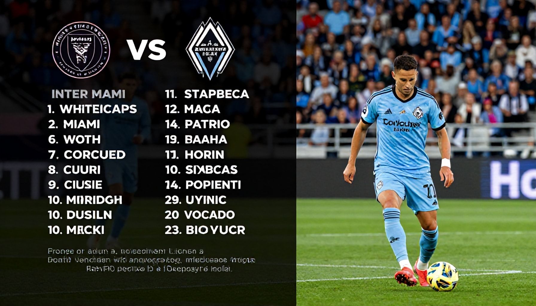 Inter Miami and Vancouver Whitecaps FC Set to Battle Tonight