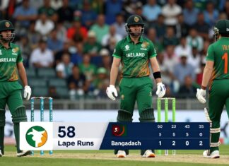 Ireland Crush Bangladesh by 58 Runs in Thrilling T20 Clash