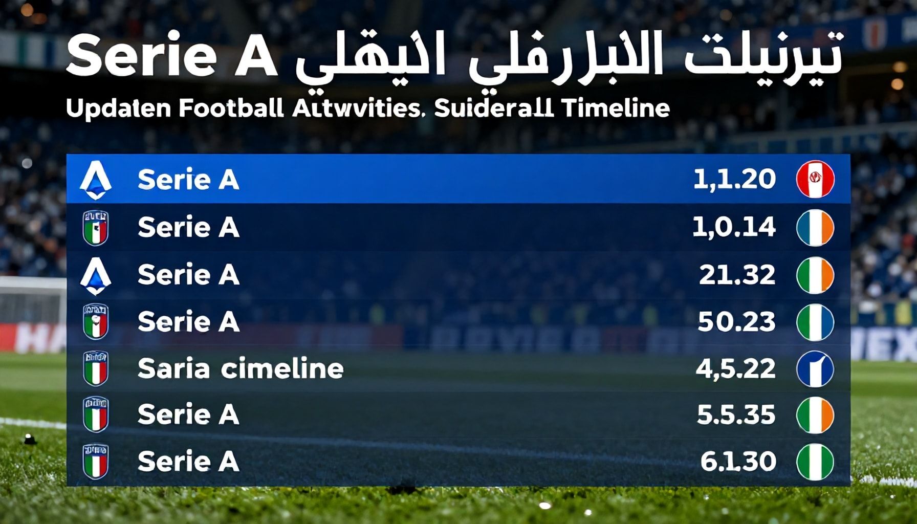 Italian Football Authorities Confirm Updated Serie A Timeline