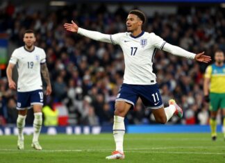 Bellingham Scores Twice as England Beats Ukraine 2-0