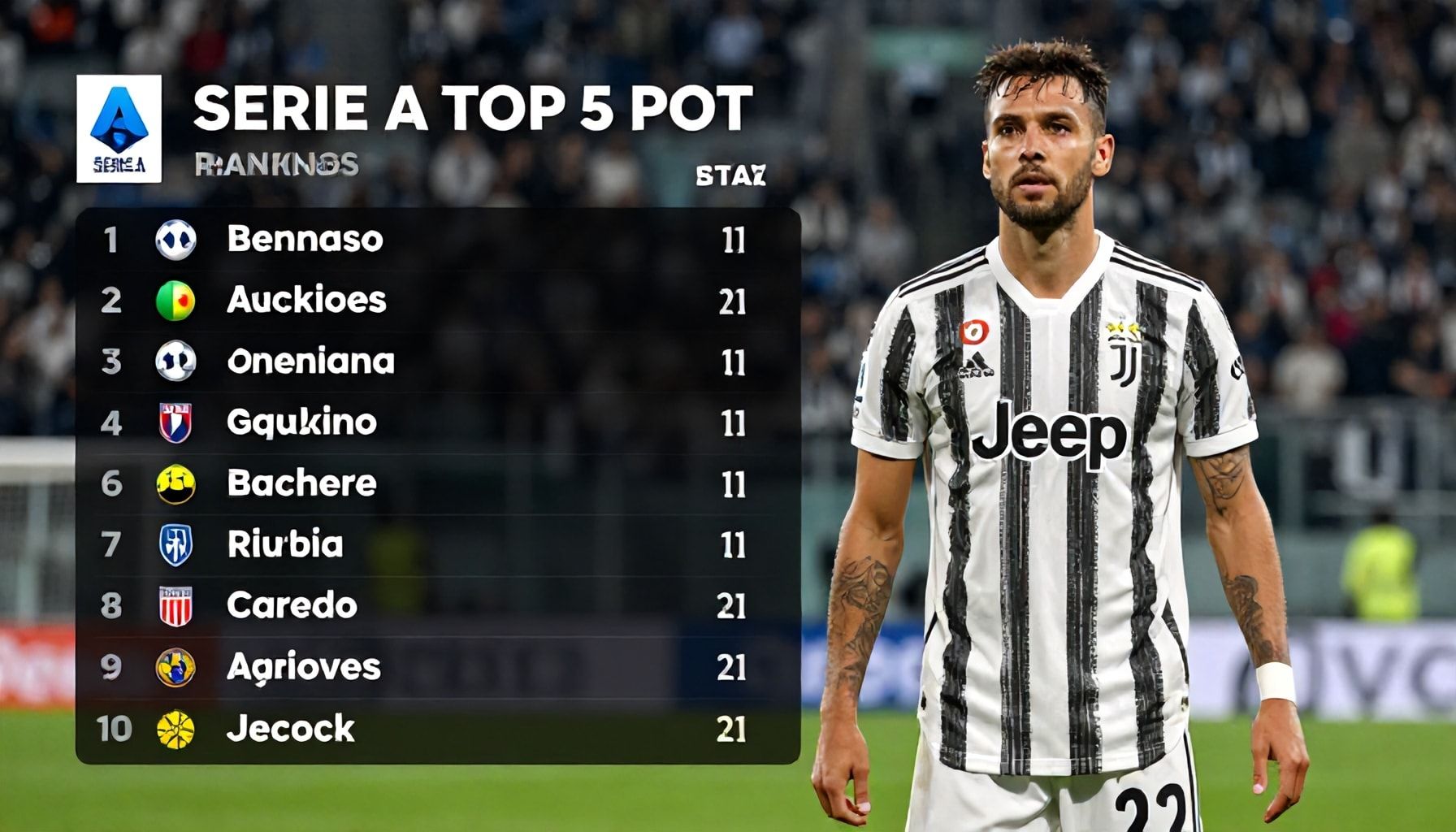 Juventus Secures Top Spot in Latest Serie A Rankings
