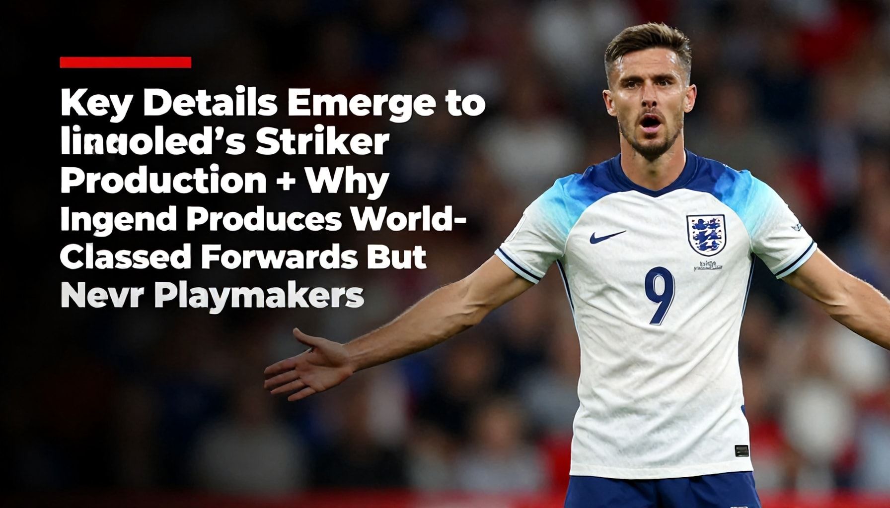 Key Details Emerge on England's Striker Production