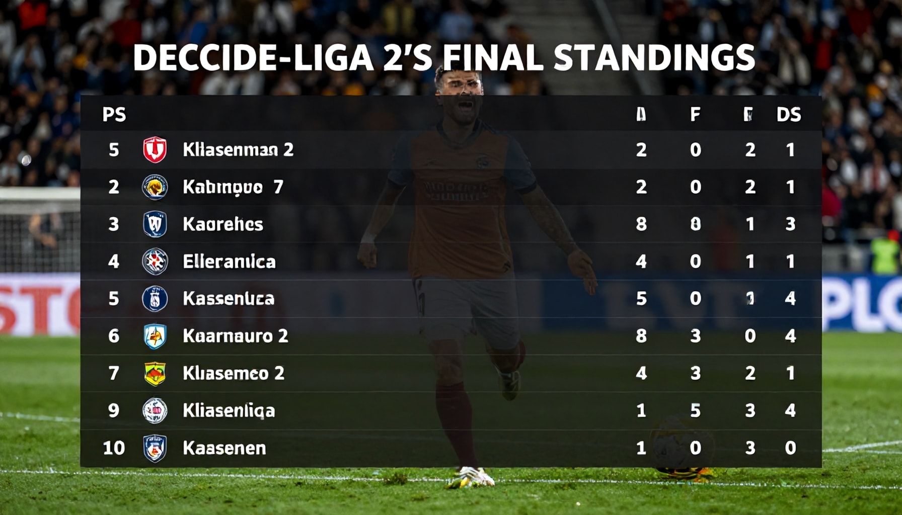 Key Matches Decide Liga 2's Final Standings