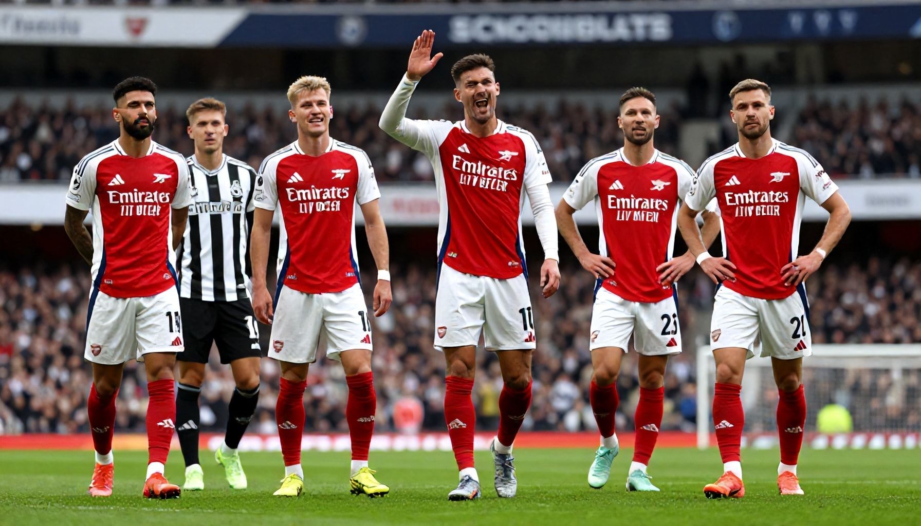 Key Players Named as Arsenal Prepares for Newcastle Clash