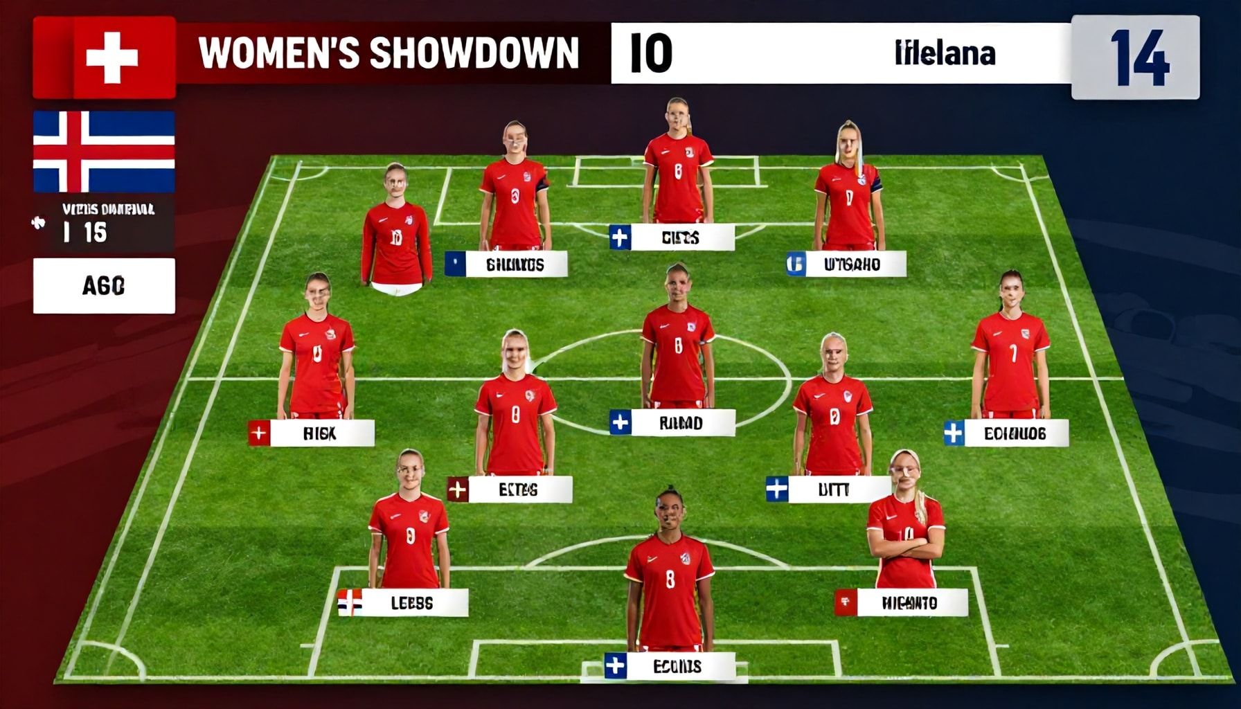 Key Players Set for Swiss Women's Showdown with Iceland