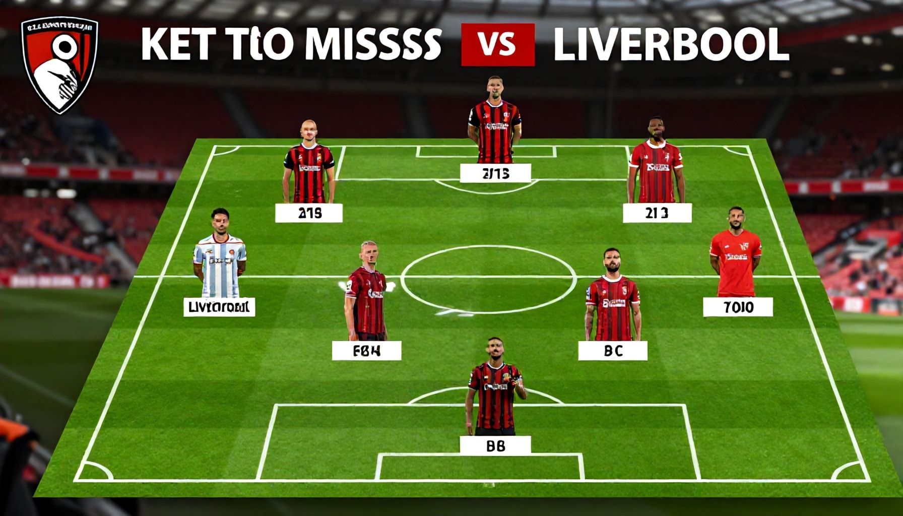 Key Players Set to Miss Bournemouth vs Liverpool Clash