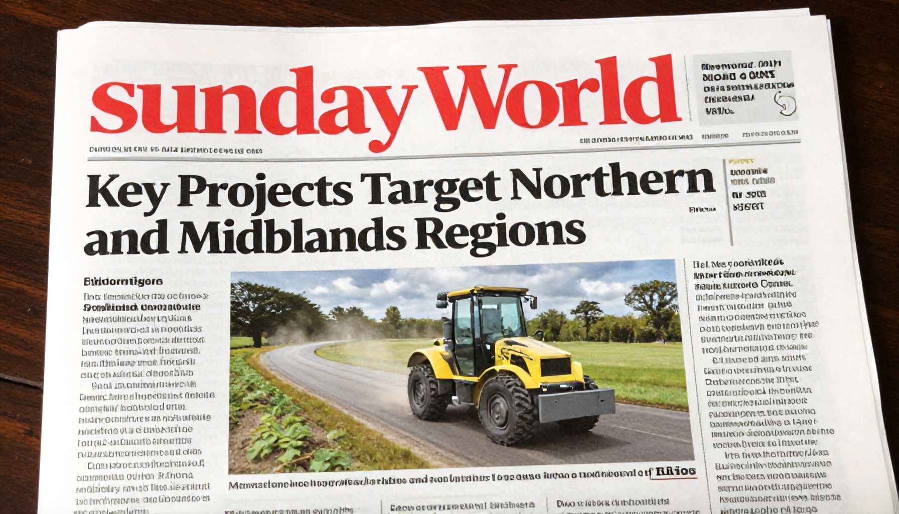 Key Projects Target Northern and Midlands Regions