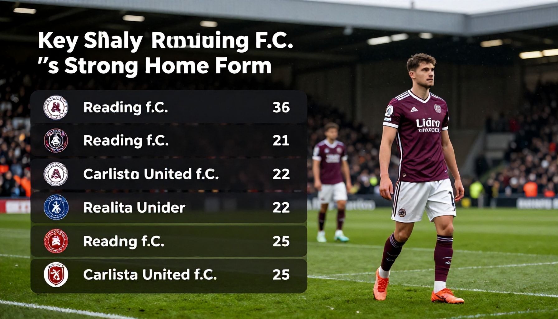 Key Statistics Show Reading F.C.'s Strong Home Form
