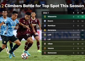 Liga 2 Climbers Battle for Top Spot This Season