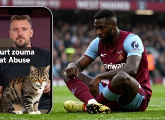West Ham’s Kurt Zouma Fined for Cat Abuse Video