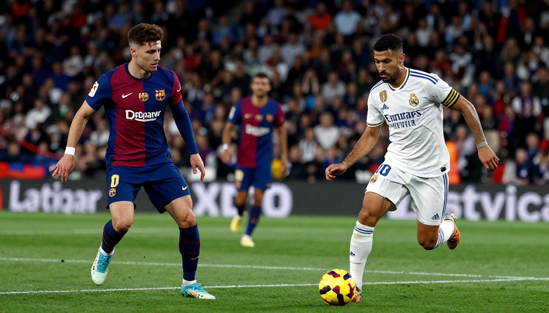 La Liga title race tightens as Barcelona and Real Madrid clash
