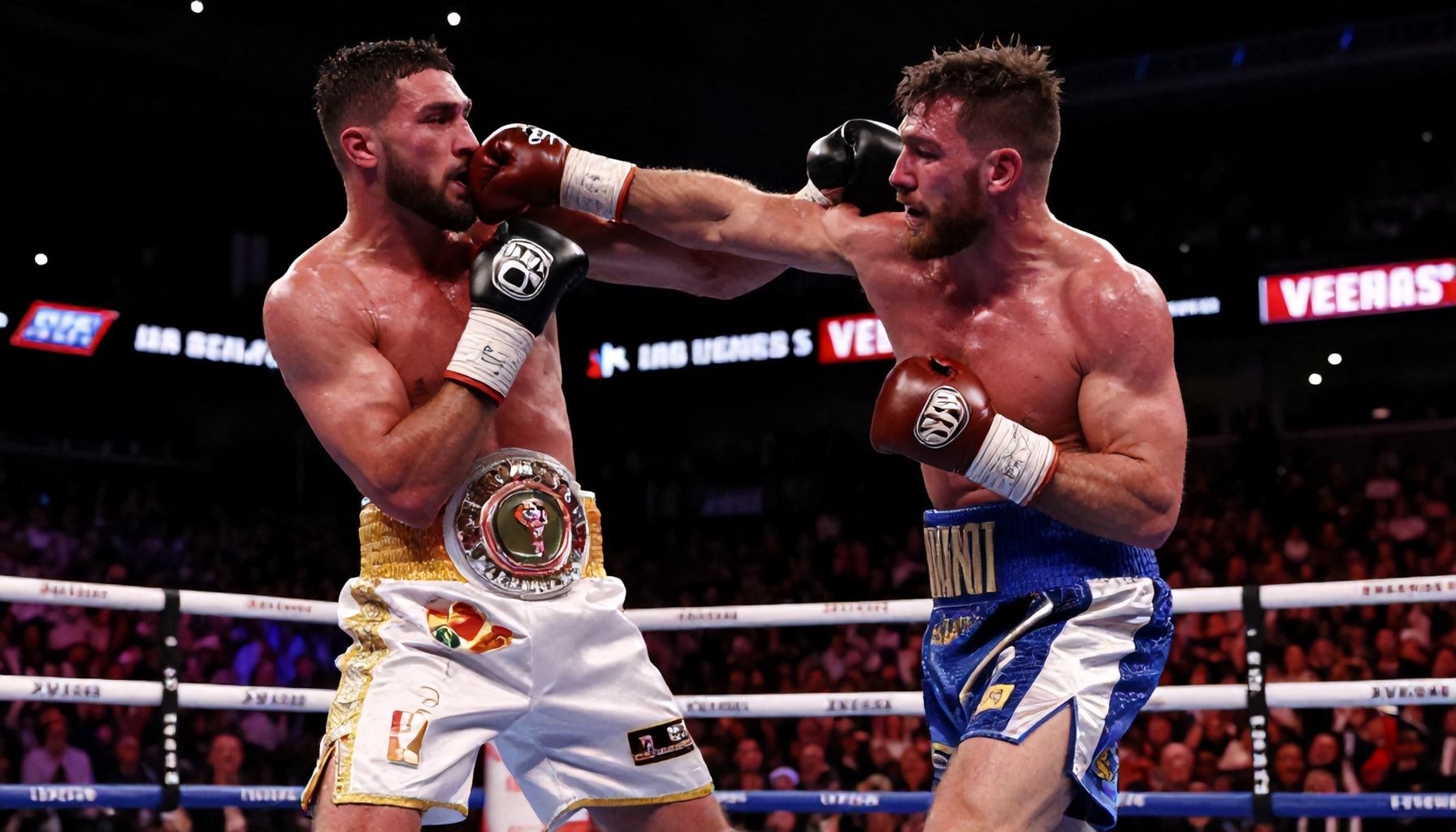 Las Vegas Crowd Witnesses Haney's Explosive Title Defence