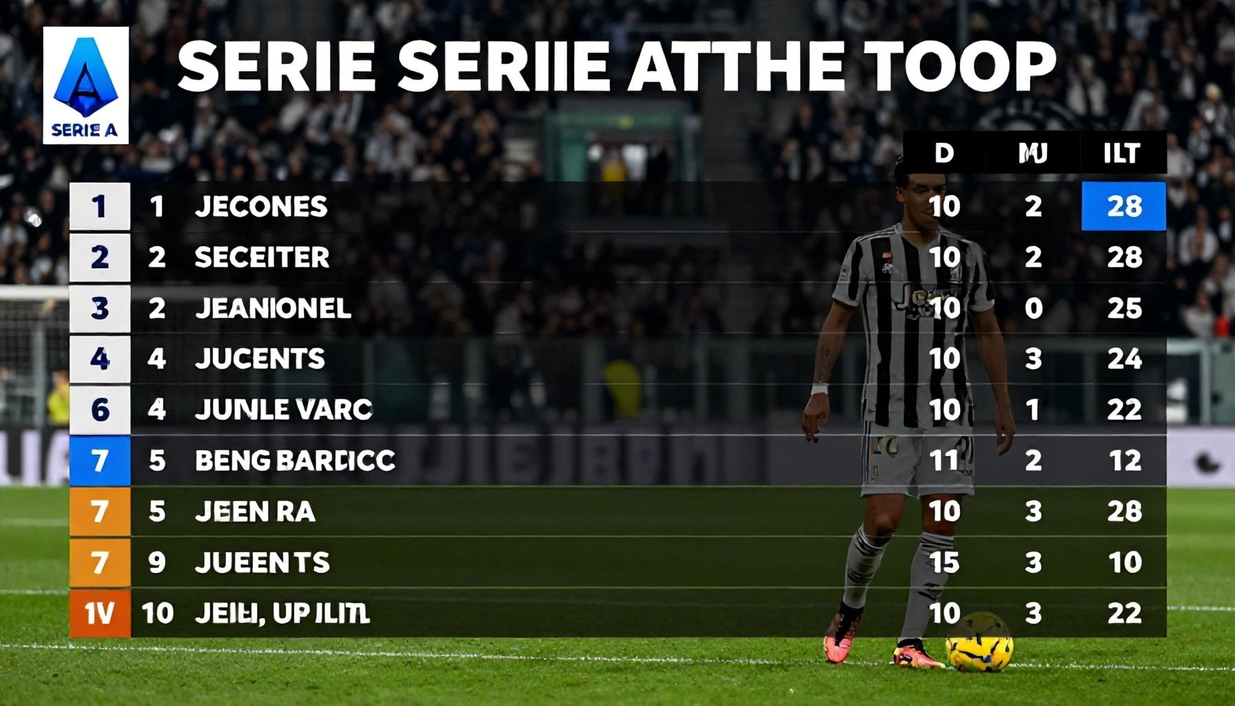 Latest Serie A Results Place Juventus at the Top