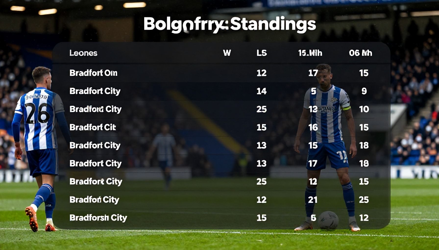 League One Standings: Bradford City Rises to 15th After Win